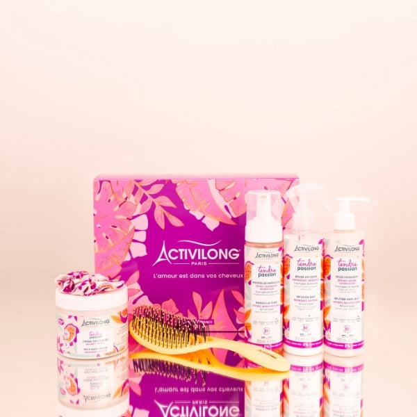 Coffret Tendre Passion - Routine Coiffante Nutrition & Brillance - Cheveux Bouclés à Crépus