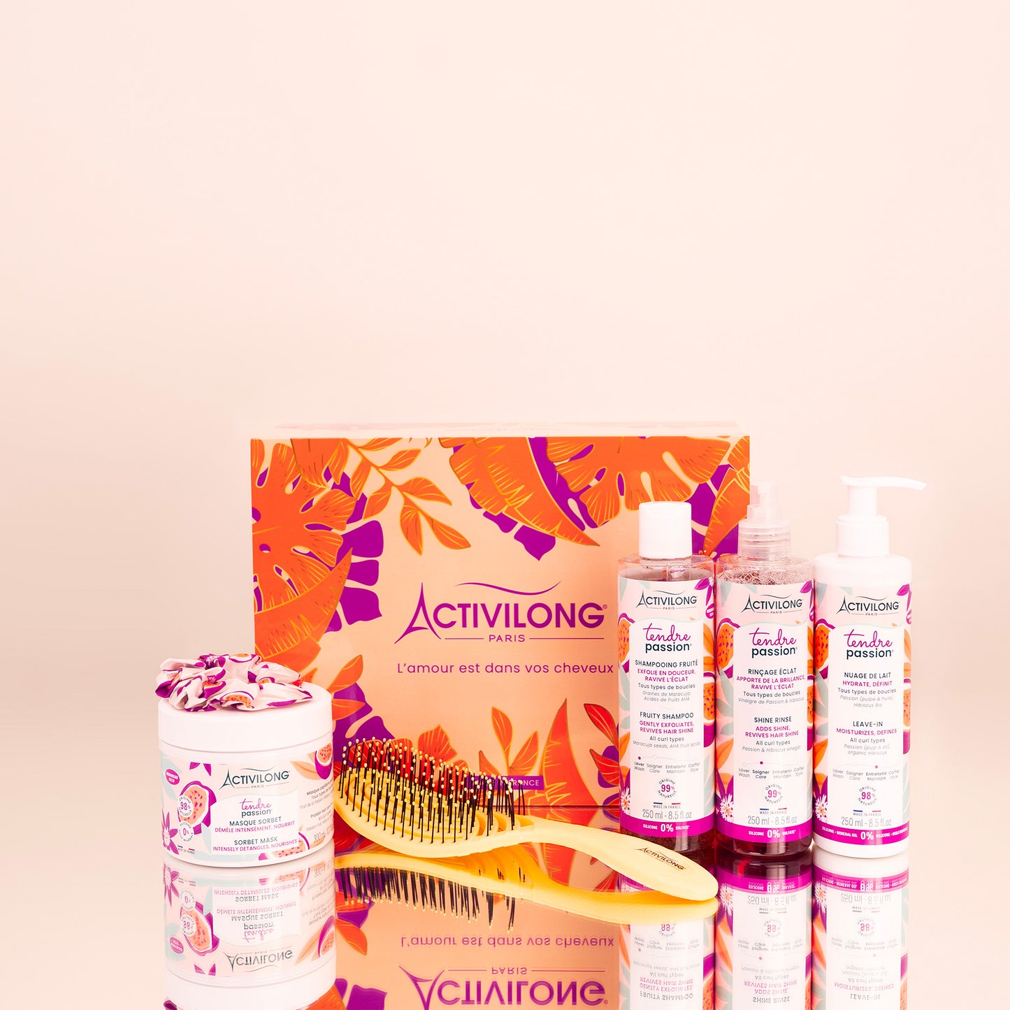 Coffret Lavant Tendre Passion – Routine Hydratation et Nutrition - Tous types de cheveux
