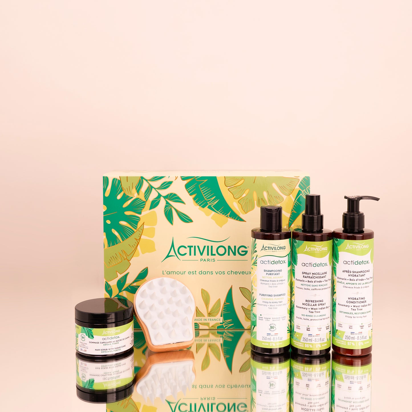 Coffret Actidetox – Routine Détox & Purifiante - Cheveux Frisés à Crépus
