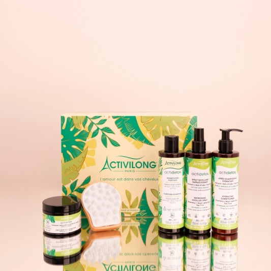 Coffret Actidetox – Routine Détox & Purifiante - Cheveux Frisés à Crépus