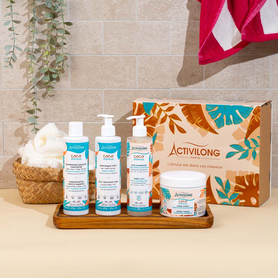 Coffret Coco d'Amour - Routine Hydratation et Revitalisation - Tous types de cheveux