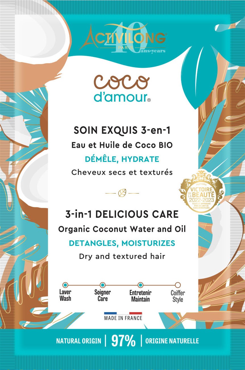 Soin Exquis 3-en-1 Coco D'Amour - Dose d'essai 15 ml