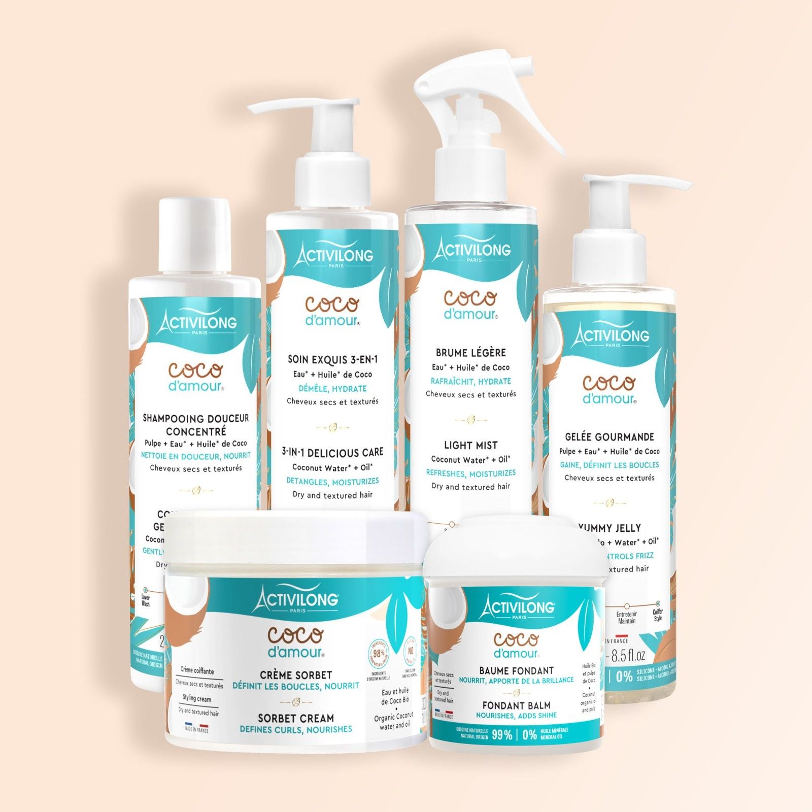 Coco D'Amour Range - Nourish and Hydrate Your Hair with Coconut Love | Activilong