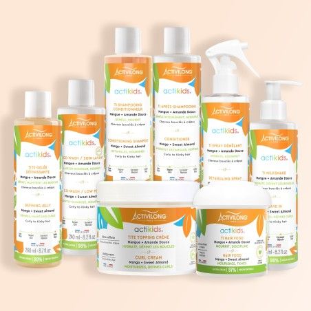 Actikids Range - Gentle Hair Care for Children's Textured Hair | Activilong