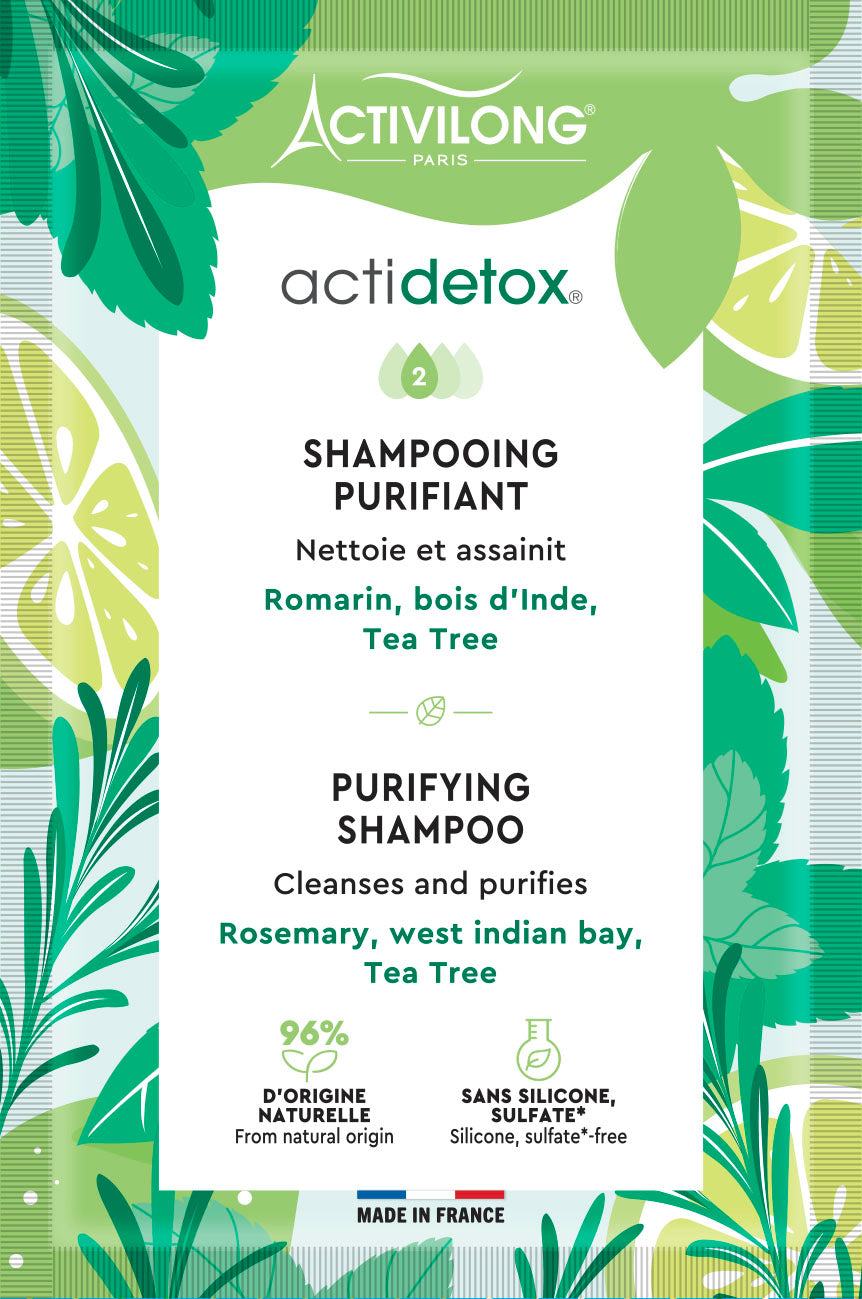 Shampoing Purifiant Détox - Dose d'essai 15ml