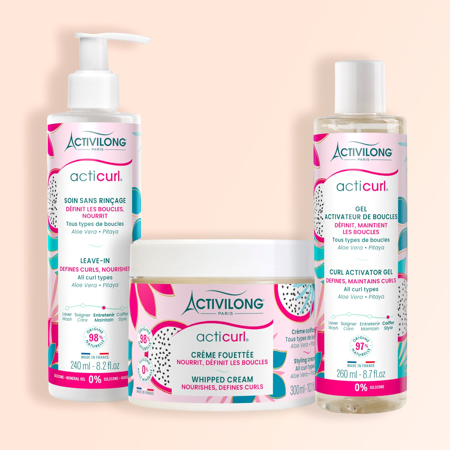 Trio coiffants Acticurl