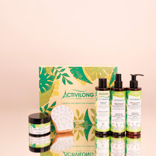 Coffret Actidetox – Routine Détox & Purifiante - Cheveux Frisés à Crépus