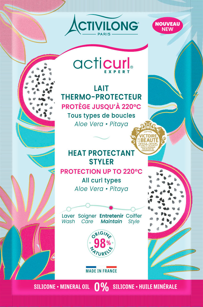 Packshot Echantillon 15 ml Lait thermo Protecteur Acticurl Expert 