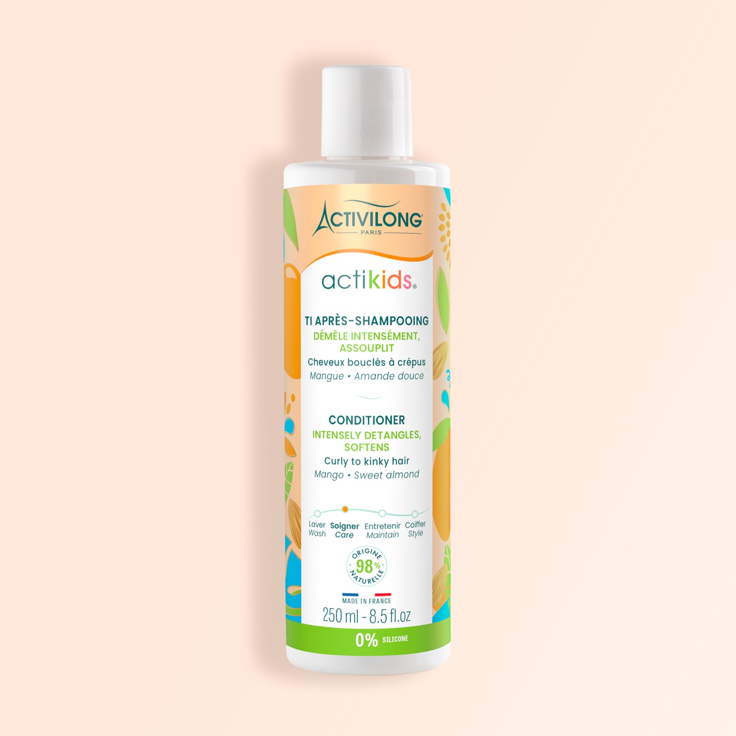 Packshot du Ti Après-Shampoing Actikids sur fond crème