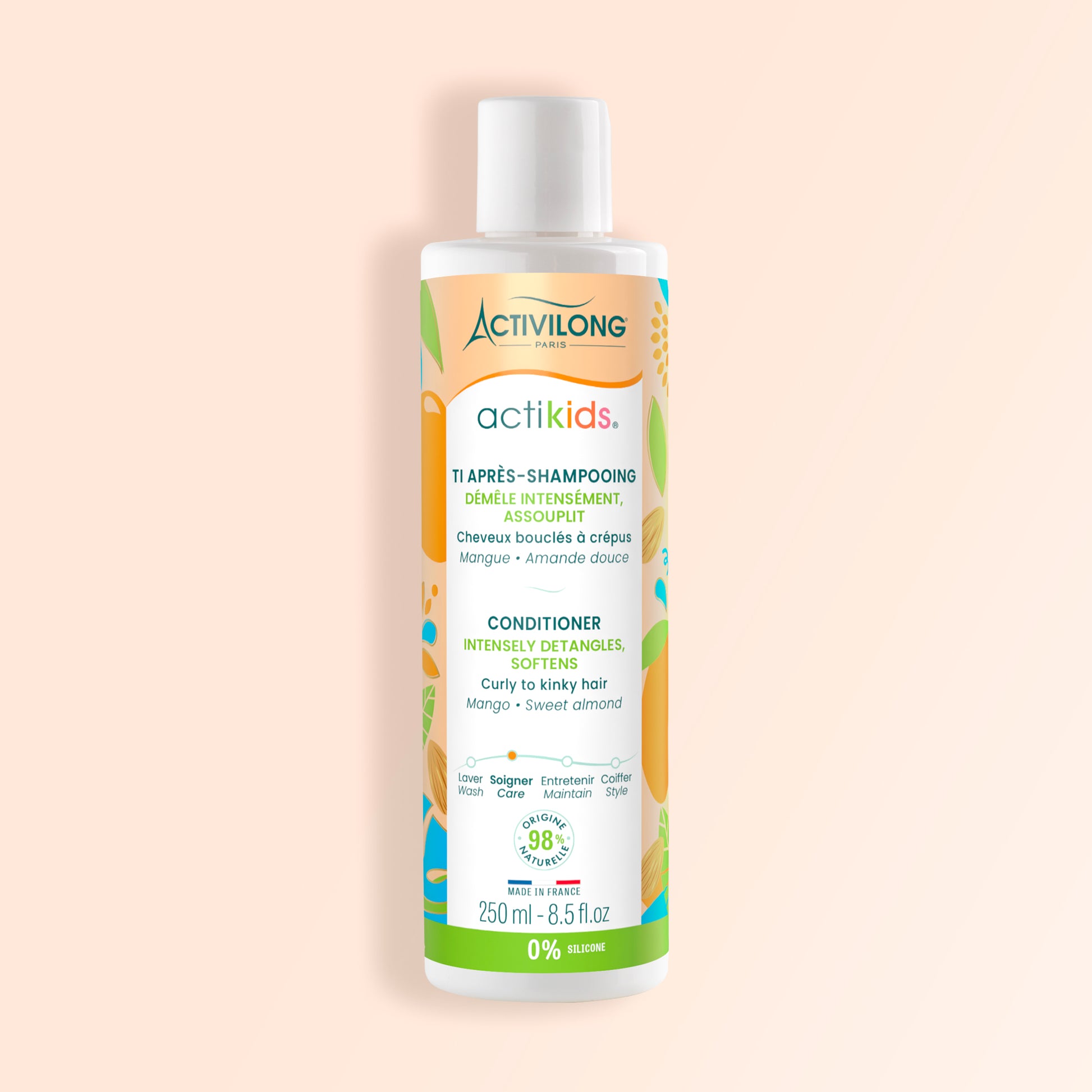Packshot du Ti Après-Shampoing Actikids sur fond crème