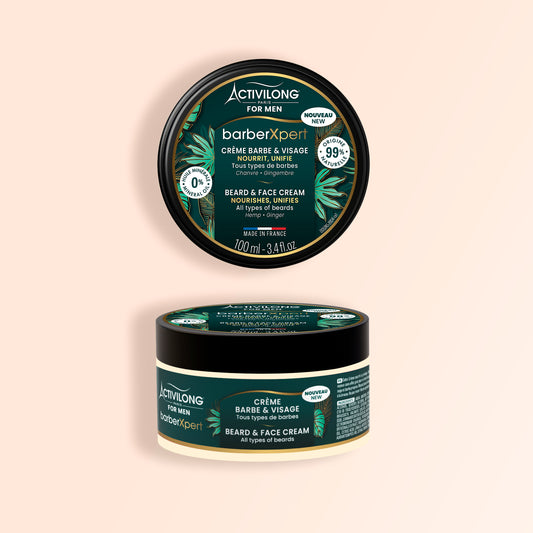 Packshot de la crème barbe et visage - BarberXpert - Activilong For Men - 100 ml