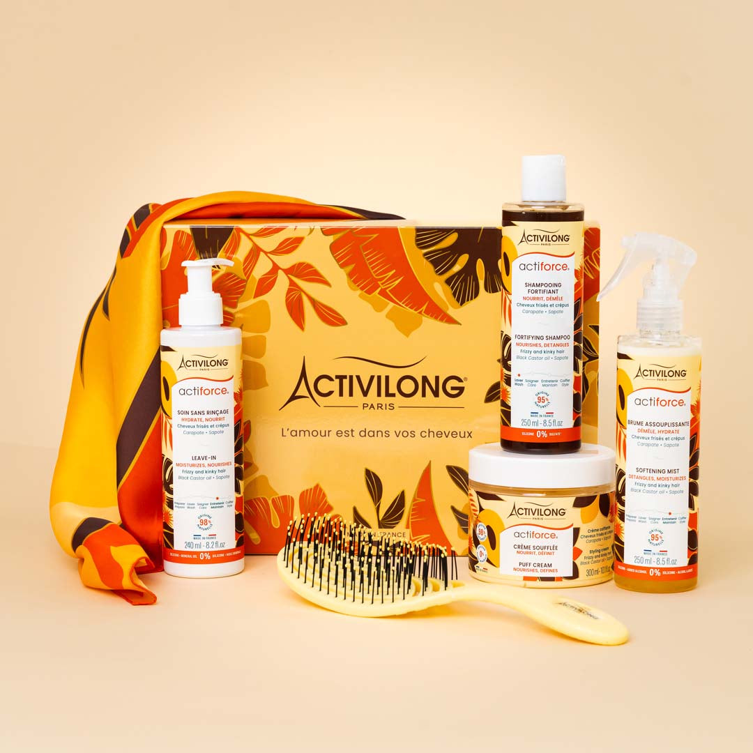 Coffret Actiforce – Routine Force & Nutrition pour cheveux frisés & crépus