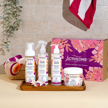 Coffret Tendre Passion - Routine Coiffante Nutrition & Brillance - Cheveux Bouclés à Crépus