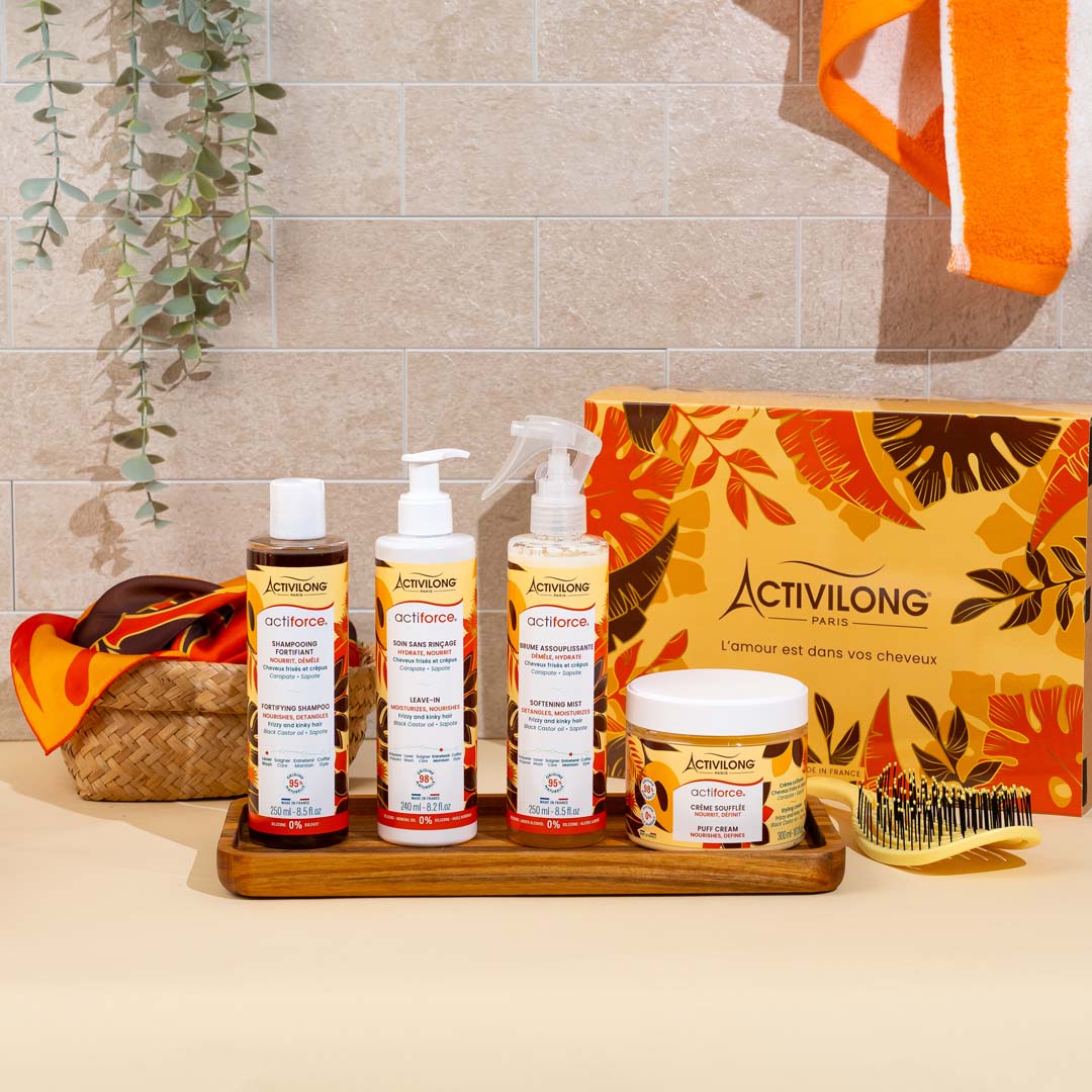 Coffret Actiforce – Routine Force & Nutrition pour cheveux frisés & crépus