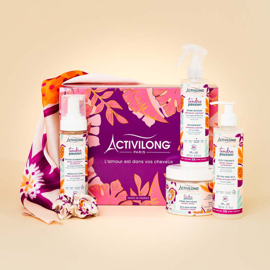 Coffret Tendre Passion - Routine Coiffante Nutrition & Brillance - Cheveux Bouclés à Crépus