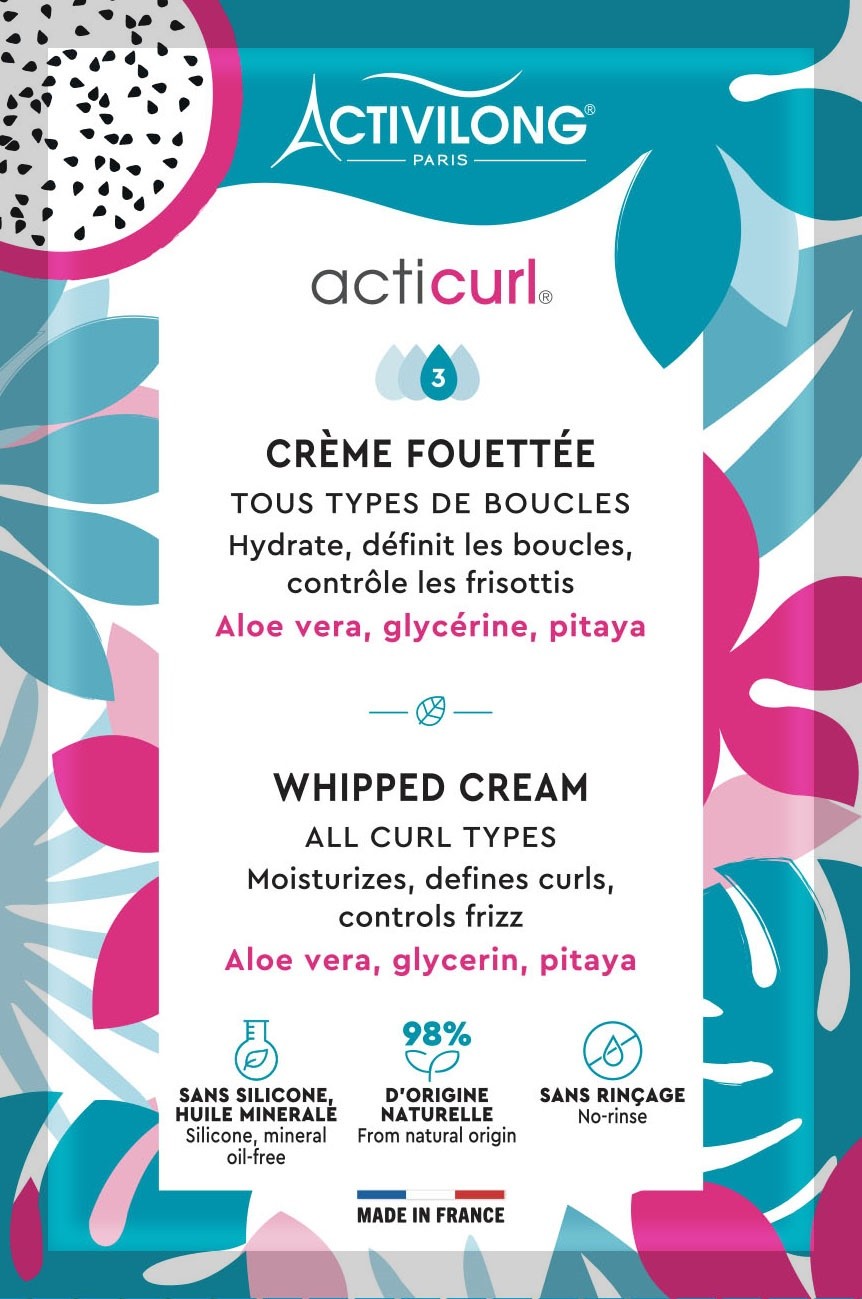 Crème Fouettée ACTICURL - Dose d'essai 15ml