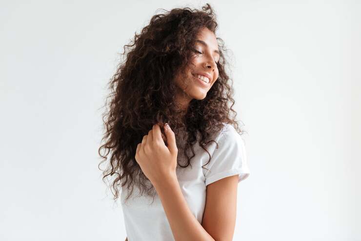 cheveux ondulés